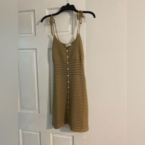 Vici brown knit dress size Small